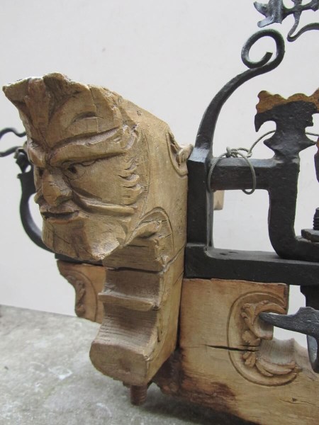Antique-Italian-Carriage Axle-Siciliaans-wagenschot-Arrière-de-charrette-italienne-Francesco-Petrarca-Crammichele-Ragusa-Catania-00003